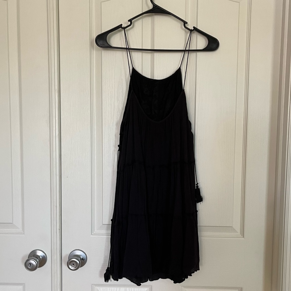 Ecoté black embroidered sundress size small - Picture 6 of 6